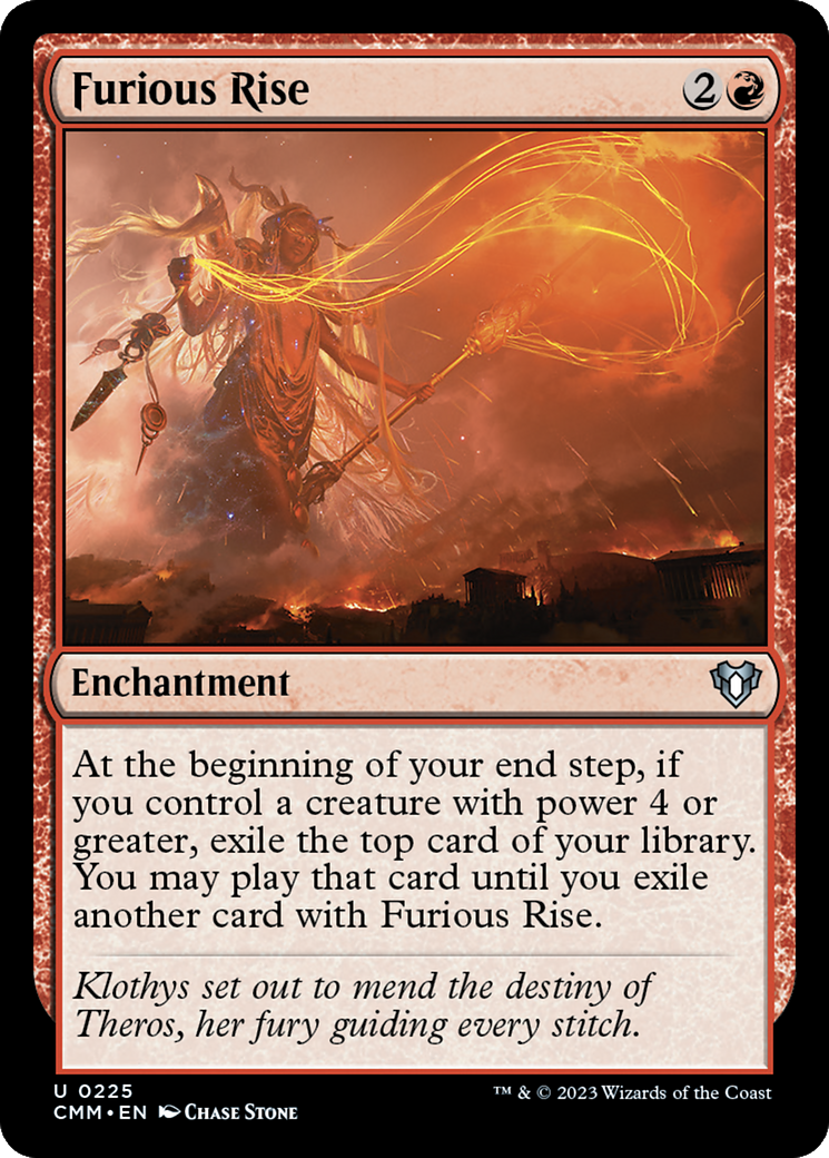 Furious Rise [Commander Masters] | Galaxy Games LLC