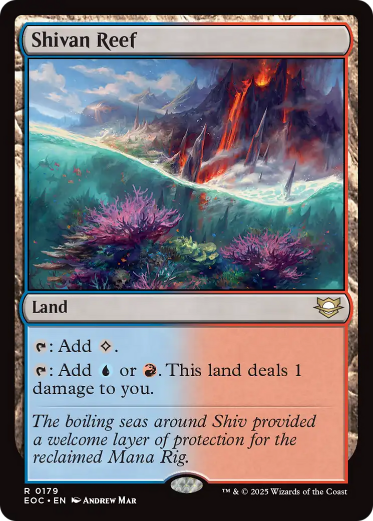 Shivan Reef [Edge of Eternities Commander] | Galaxy Games LLC