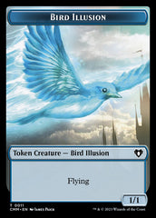 Thopter // Bird Illusion Double-Sided Token [Commander Masters Tokens] | Galaxy Games LLC