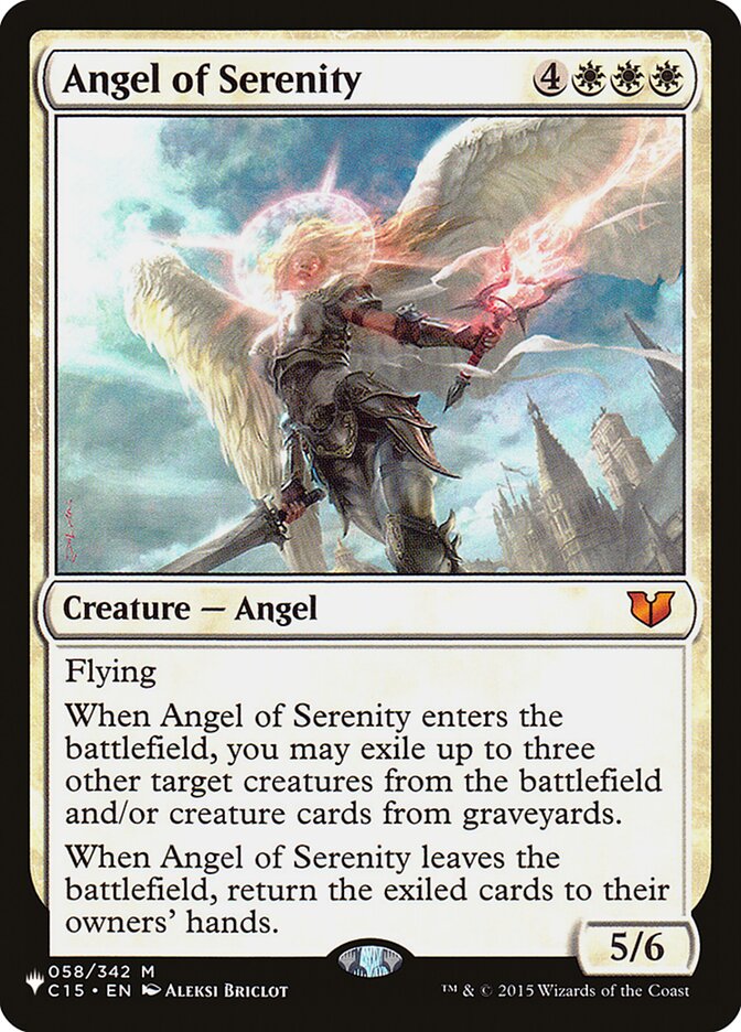 Angel of Serenity [The List] | Galaxy Games LLC
