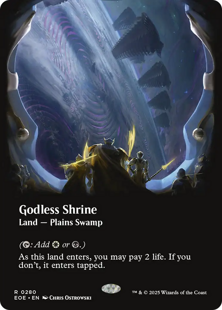 Godless Shrine (Borderless) [Edge of Eternities] | Galaxy Games LLC