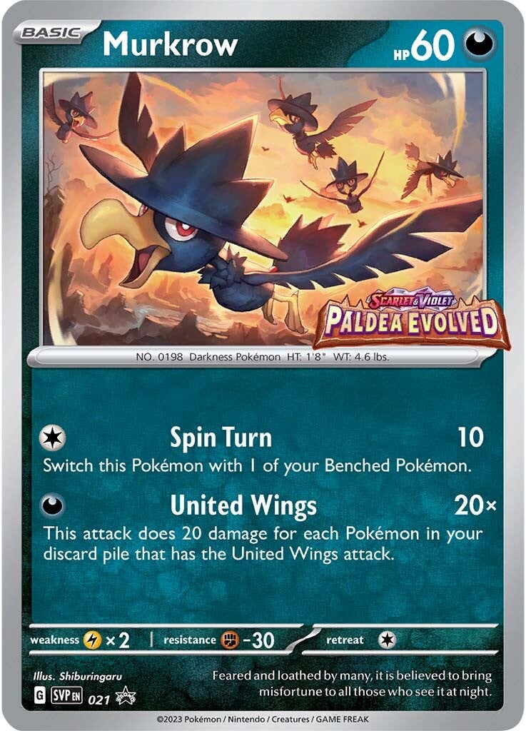 Murkrow (021) [Scarlet & Violet: Black Star Promos] | Galaxy Games LLC