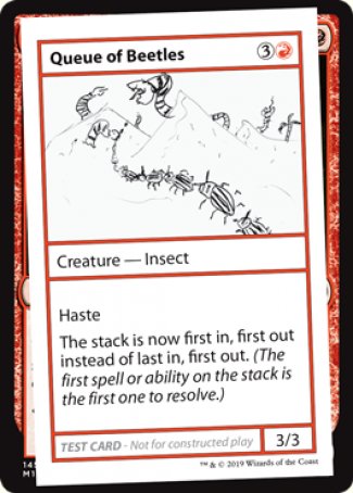 Queue of Beetles (2021 Edition) [Mystery Booster Playtest Cards] | Galaxy Games LLC