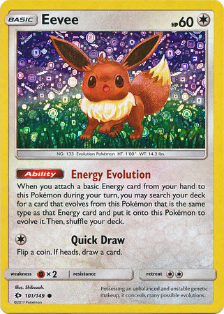 Eevee (101/149) (General Mills Promo) [Sun & Moon: Base Set] | Galaxy Games LLC