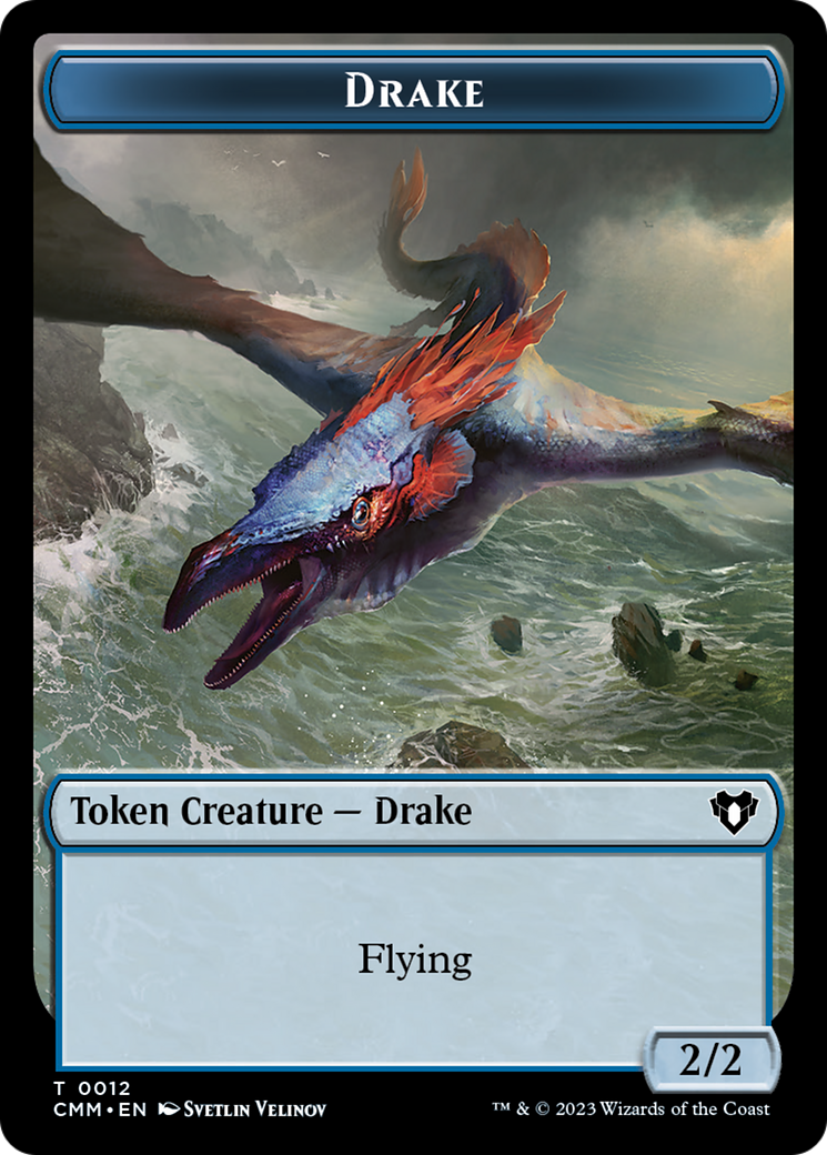 Eldrazi Scion // Drake Double-Sided Token [Commander Masters Tokens] | Galaxy Games LLC