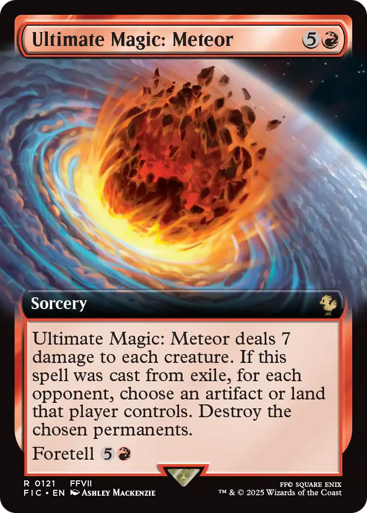Ultimate Magic: Meteor (Extended Art) [FINAL FANTASY Commander] | Galaxy Games LLC