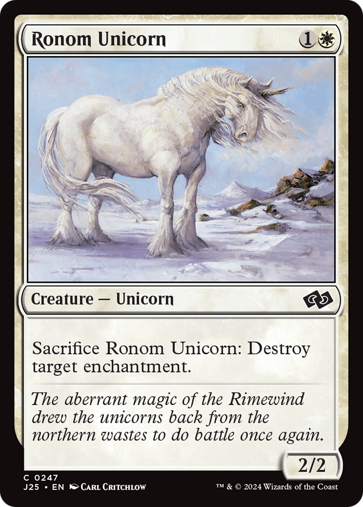 Ronom Unicorn [Foundations Jumpstart] | Galaxy Games LLC