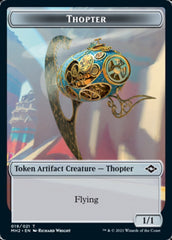 Thopter // Treasure (20) Double-Sided Token [Modern Horizons 2 Tokens] | Galaxy Games LLC