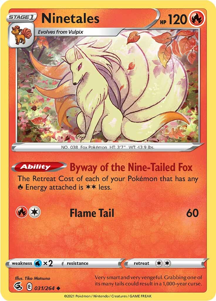 Ninetales (031/264) [Sword & Shield: Fusion Strike] | Galaxy Games LLC