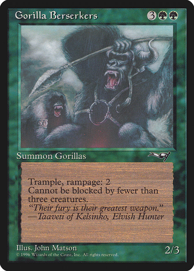 Gorilla Berserkers (Mouths Open) [Alliances] | Galaxy Games LLC