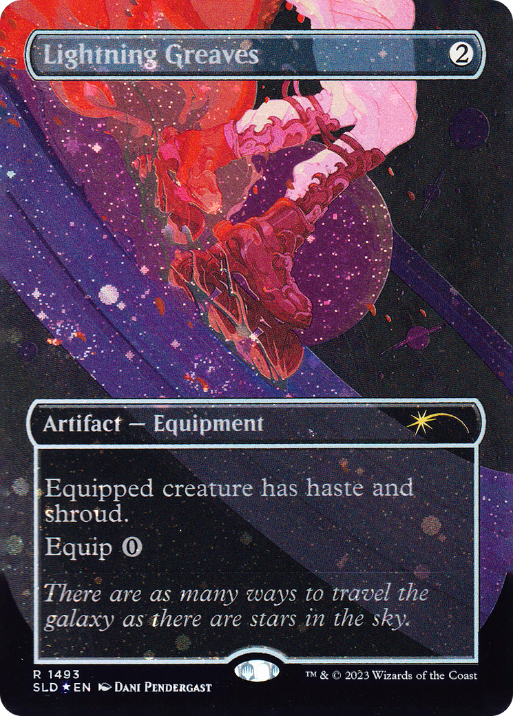 Lightning Greaves (1493) (Galaxy Foil) [Secret Lair Drop Series] | Galaxy Games LLC