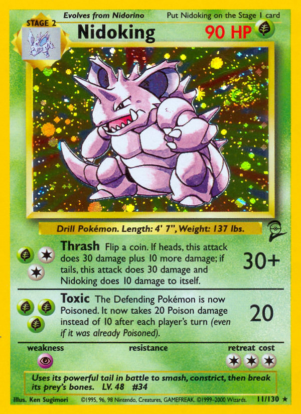 Nidoking (11/130) [Base Set 2] | Galaxy Games LLC