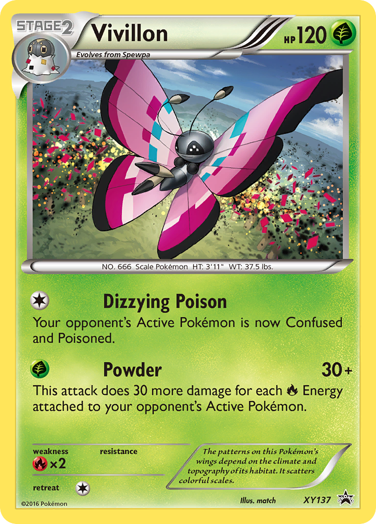 Vivillon (XY137) [XY: Black Star Promos] | Galaxy Games LLC