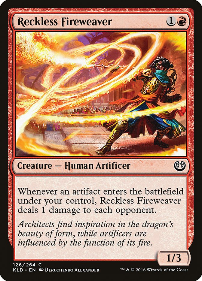 Reckless Fireweaver [Kaladesh] | Galaxy Games LLC