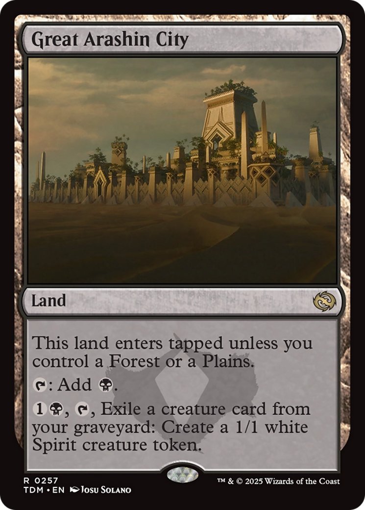 Great Arashin City [Tarkir: Dragonstorm] | Galaxy Games LLC