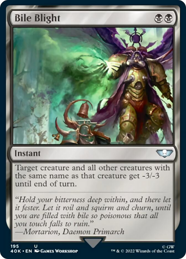 Bile Blight (Surge Foil) [Warhammer 40,000] | Galaxy Games LLC