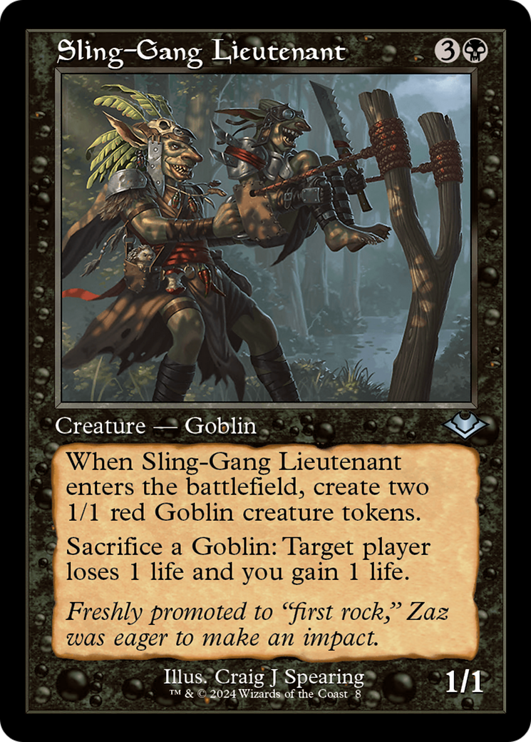 Sling-Gang Lieutenant (Retro) [Modern Horizons] | Galaxy Games LLC