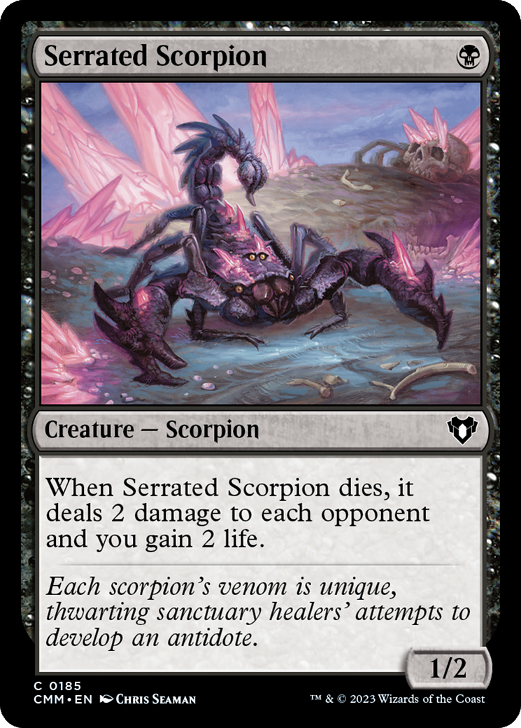 Serrated Scorpion [Commander Masters] | Galaxy Games LLC