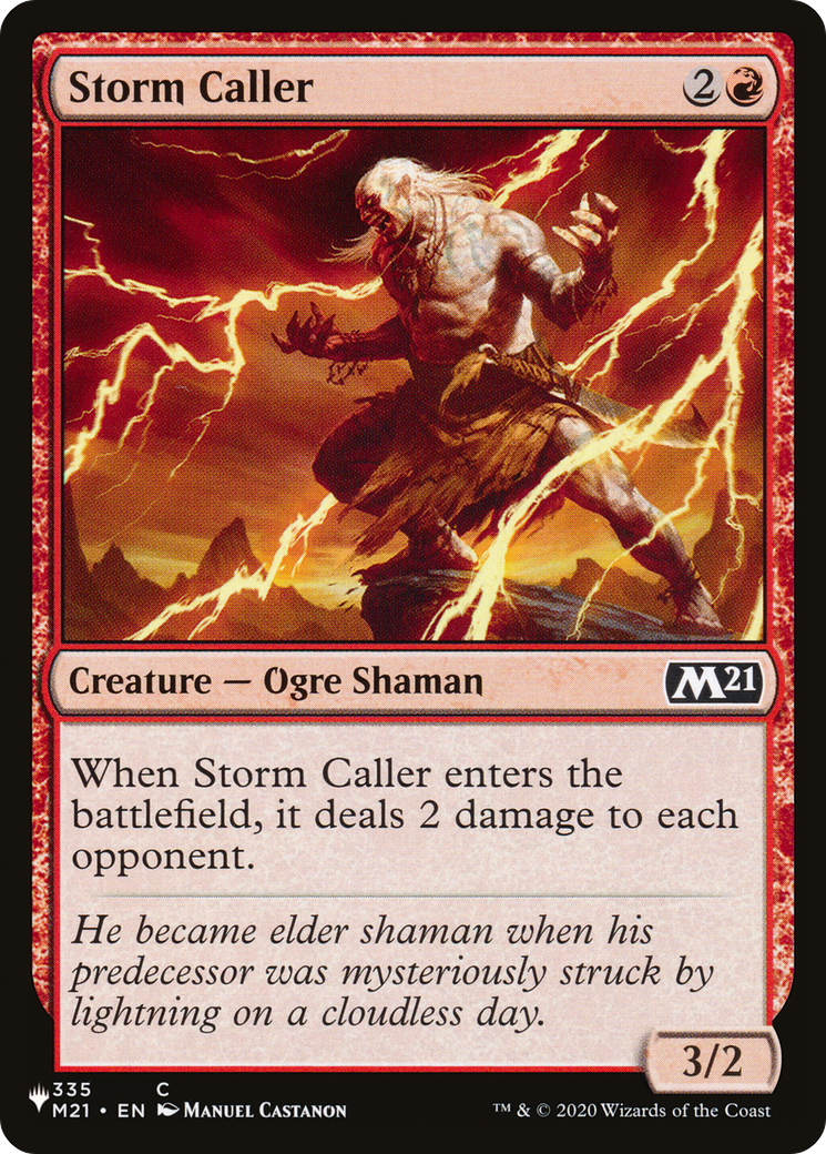 Storm Caller [The List] | Galaxy Games LLC