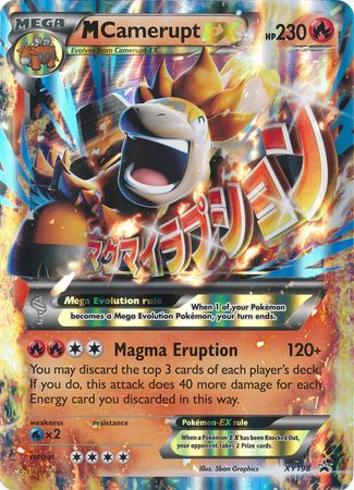 M Camerupt EX (XY198) (Jumbo Card) [XY: Black Star Promos] | Galaxy Games LLC