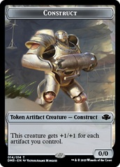 Goblin // Construct Double-Sided Token [Dominaria Remastered Tokens] | Galaxy Games LLC