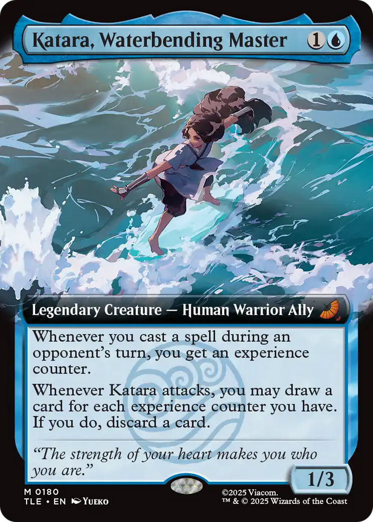 Katara, Waterbending Master (Extended Art) [Avatar: The Last Airbender: Eternal-Legal] | Galaxy Games LLC
