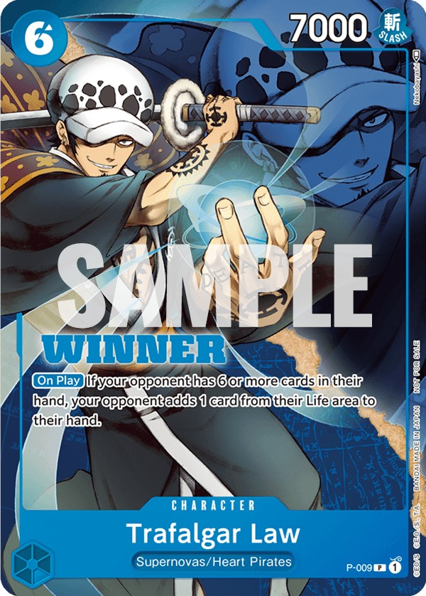 Trafalgar Law (P-009) (Winner Pack Vol. 1) [One Piece Promotion Cards] | Galaxy Games LLC