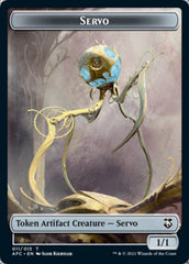 Servo // Treasure Double-Sided Token [Dungeons & Dragons: Adventures in the Forgotten Realms Commander Tokens] | Galaxy Games LLC