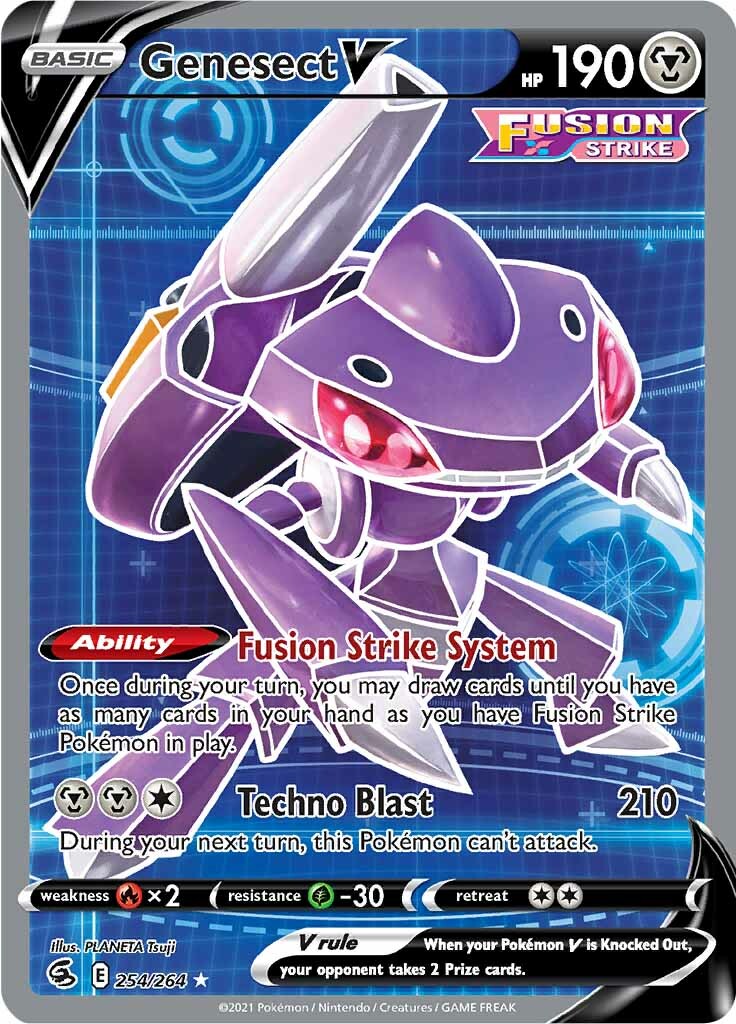 Genesect V (254/264) [Sword & Shield: Fusion Strike] | Galaxy Games LLC