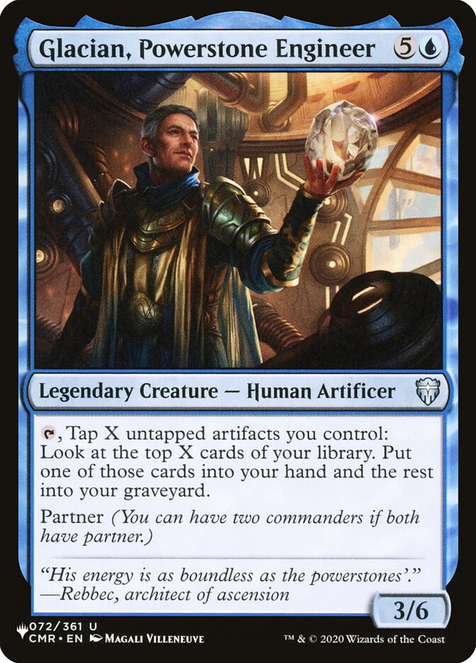 Glacian, Powerstone Engineer [The List] | Galaxy Games LLC
