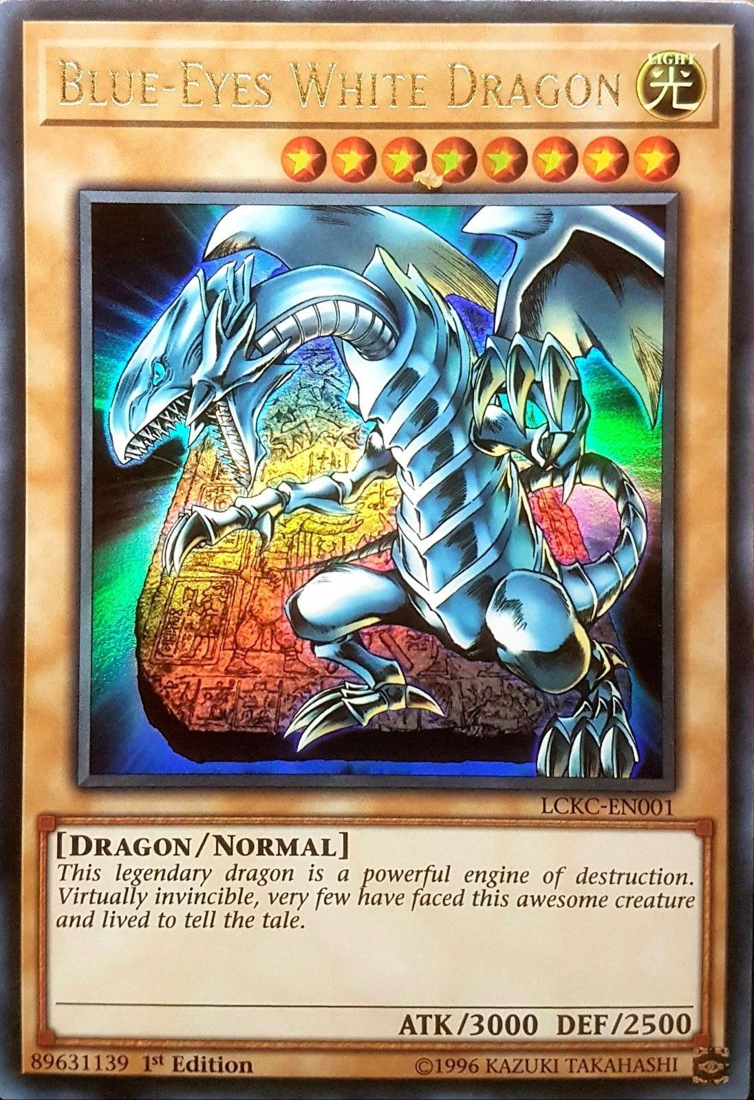 Blue-Eyes White Dragon (Version 4) [LCKC-EN001] Ultra Rare | Galaxy Games LLC