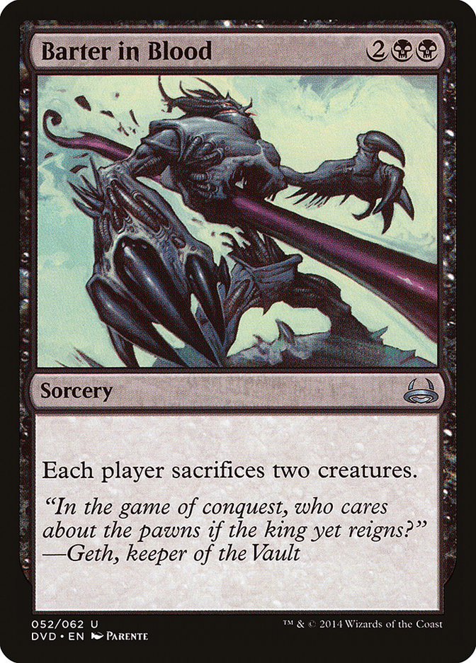 Barter in Blood (Divine vs. Demonic) [Duel Decks Anthology] | Galaxy Games LLC