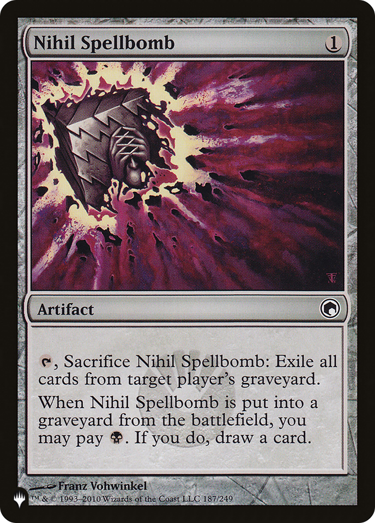 Nihil Spellbomb [The List] | Galaxy Games LLC
