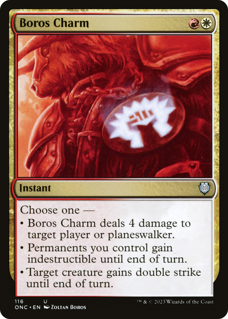 Boros Charm [Phyrexia: All Will Be One Commander] | Galaxy Games LLC