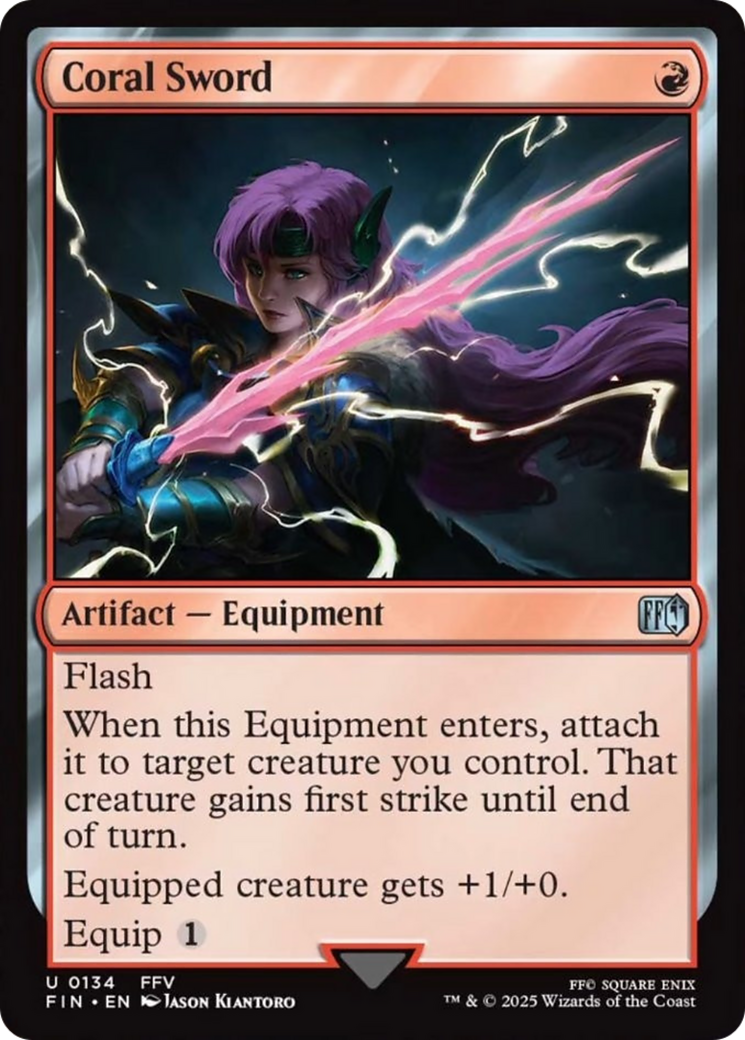 Coral Sword [FINAL FANTASY] | Galaxy Games LLC