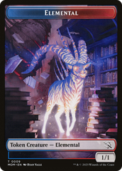 Elemental (09) // Spirit (13) Double-Sided Token [March of the Machine Tokens] | Galaxy Games LLC