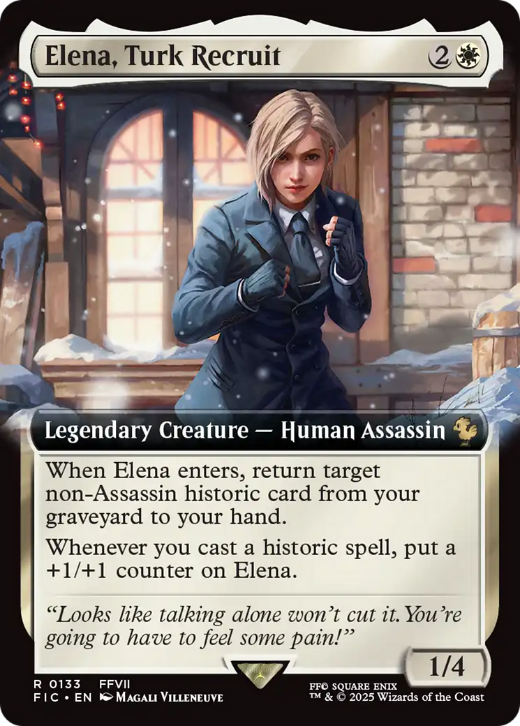 Elena, Turk Recruit (Extended Art) [FINAL FANTASY Commander] | Galaxy Games LLC