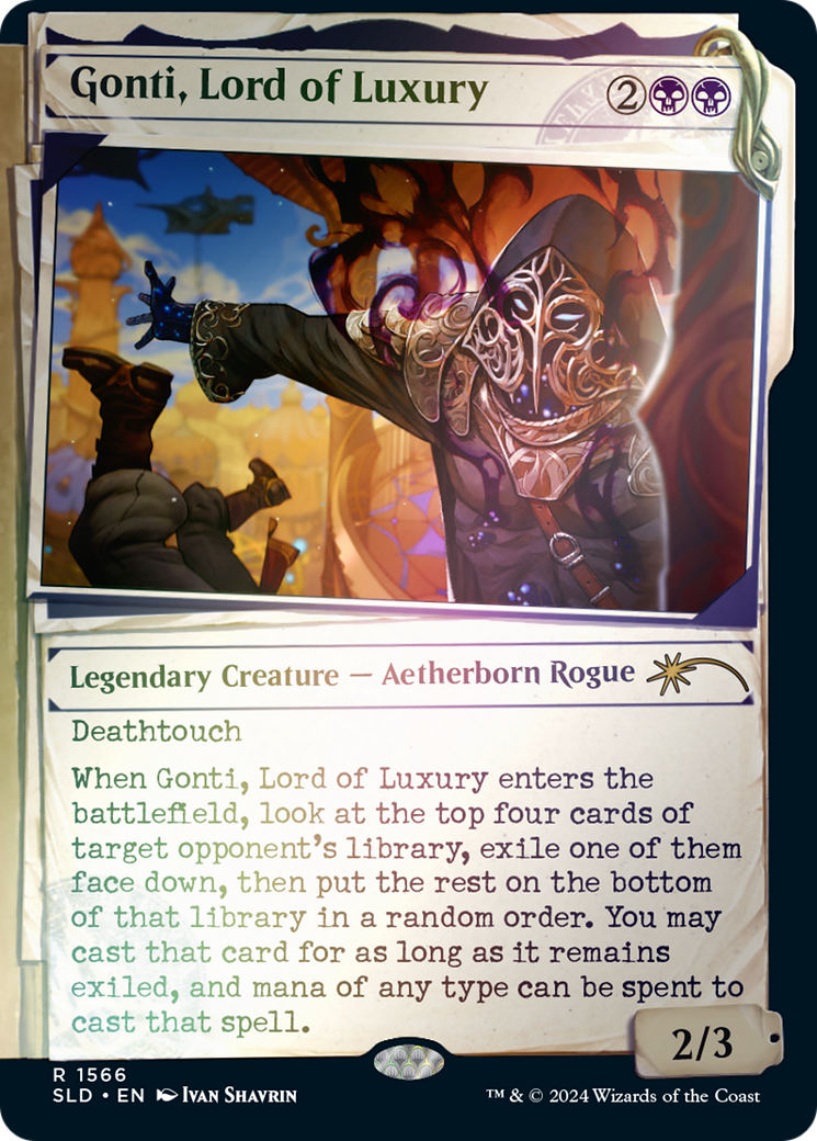 Gonti, Night Minister (Promo Pack) [Aetherdrift Promos] | Galaxy Games LLC