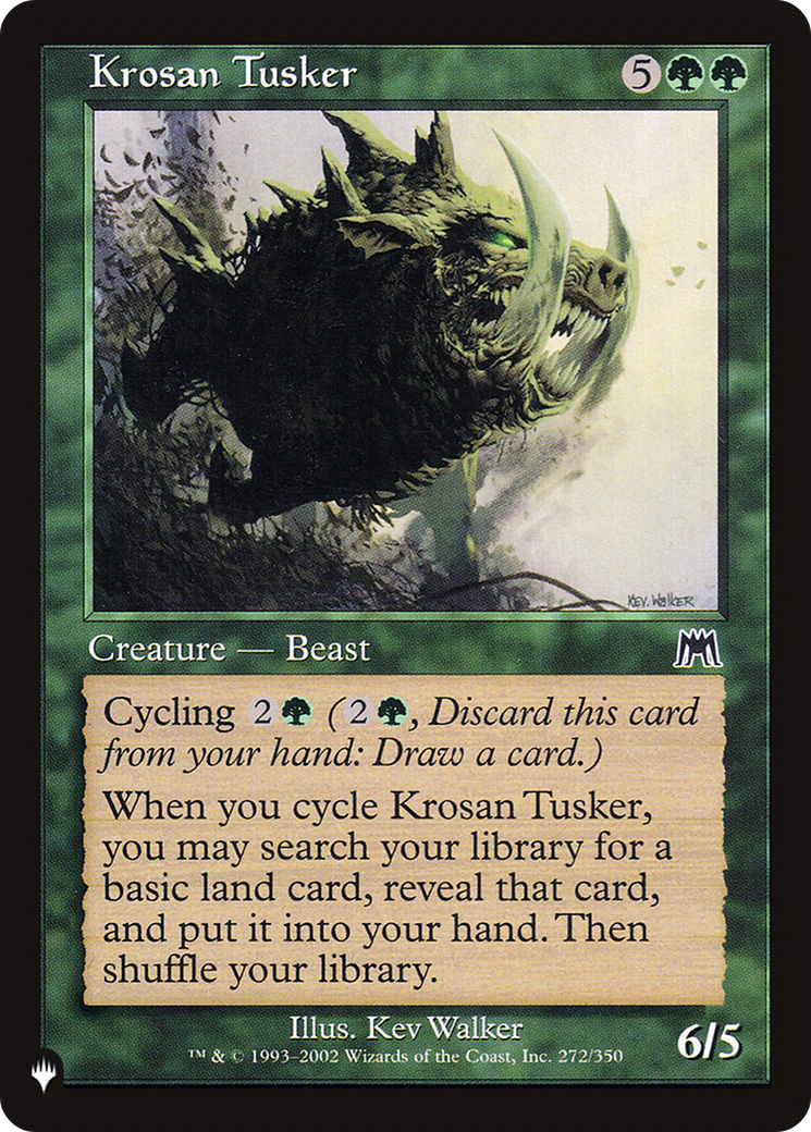Krosan Tusker (ONS) [The List] | Galaxy Games LLC