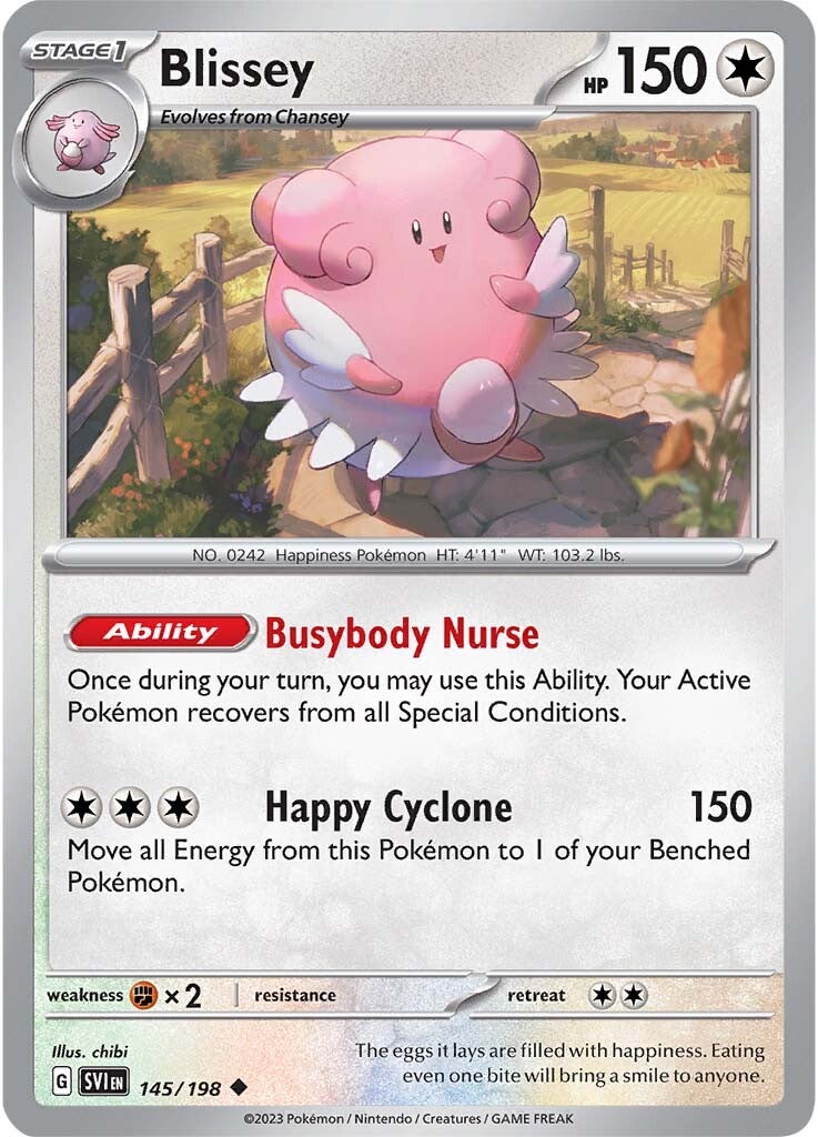 Blissey (145/198) [Scarlet & Violet: Base Set] | Galaxy Games LLC