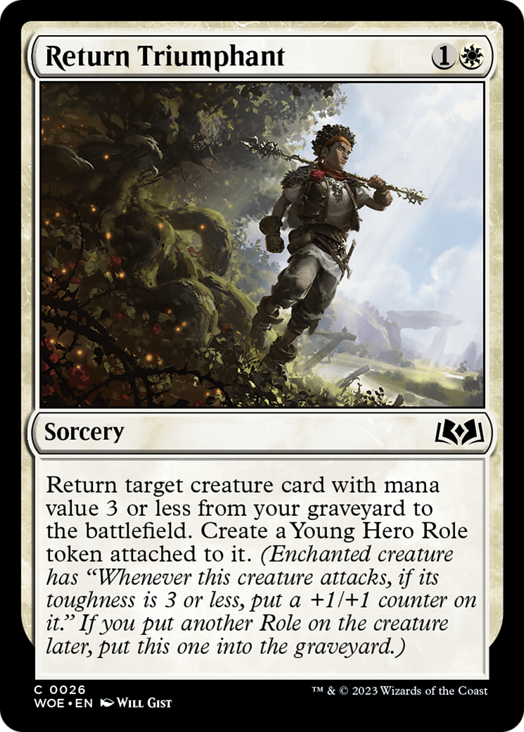 Return Triumphant [Wilds of Eldraine] | Galaxy Games LLC