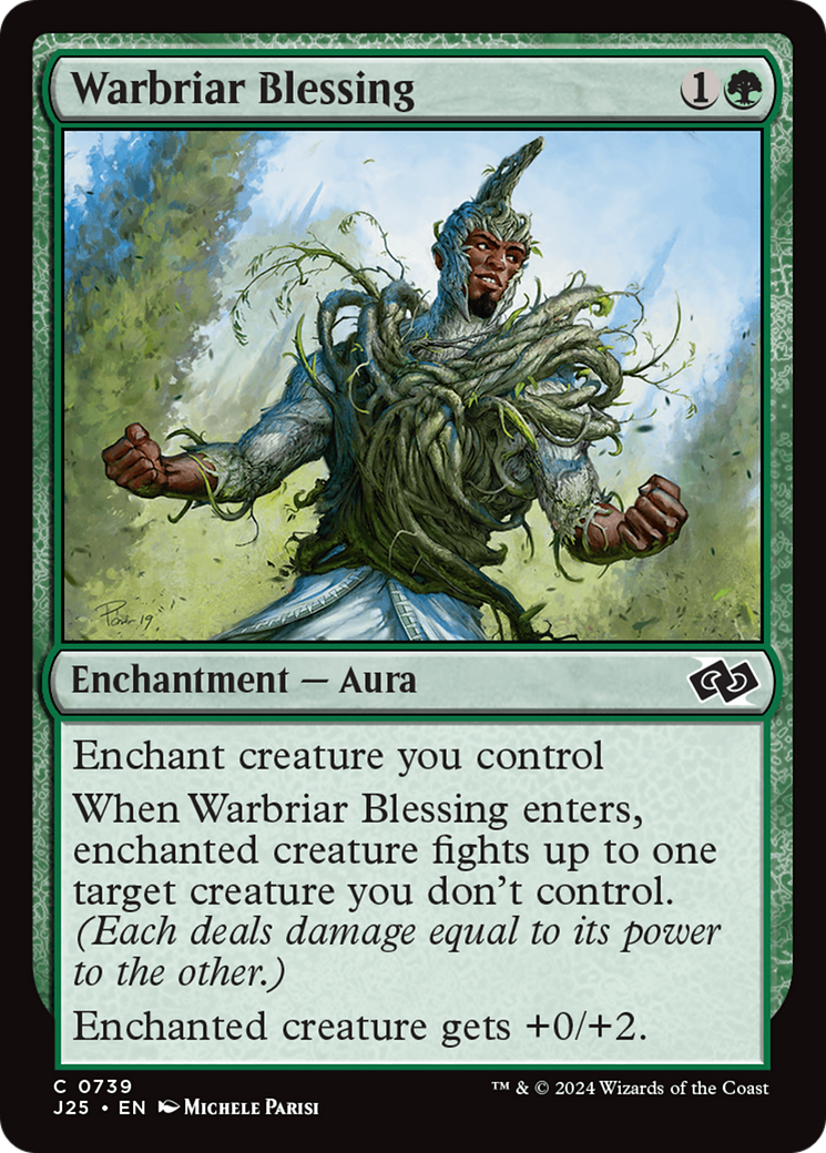 Warbriar Blessing [Foundations Jumpstart] | Galaxy Games LLC