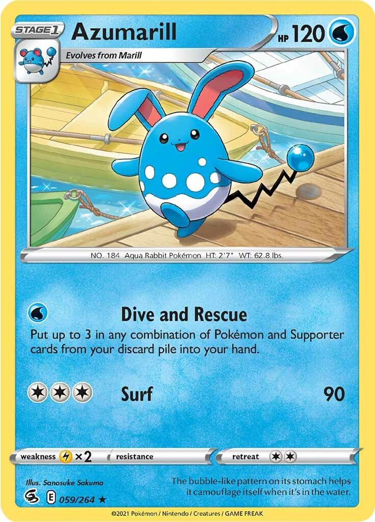 Azumarill (059/264) [Sword & Shield: Fusion Strike] | Galaxy Games LLC