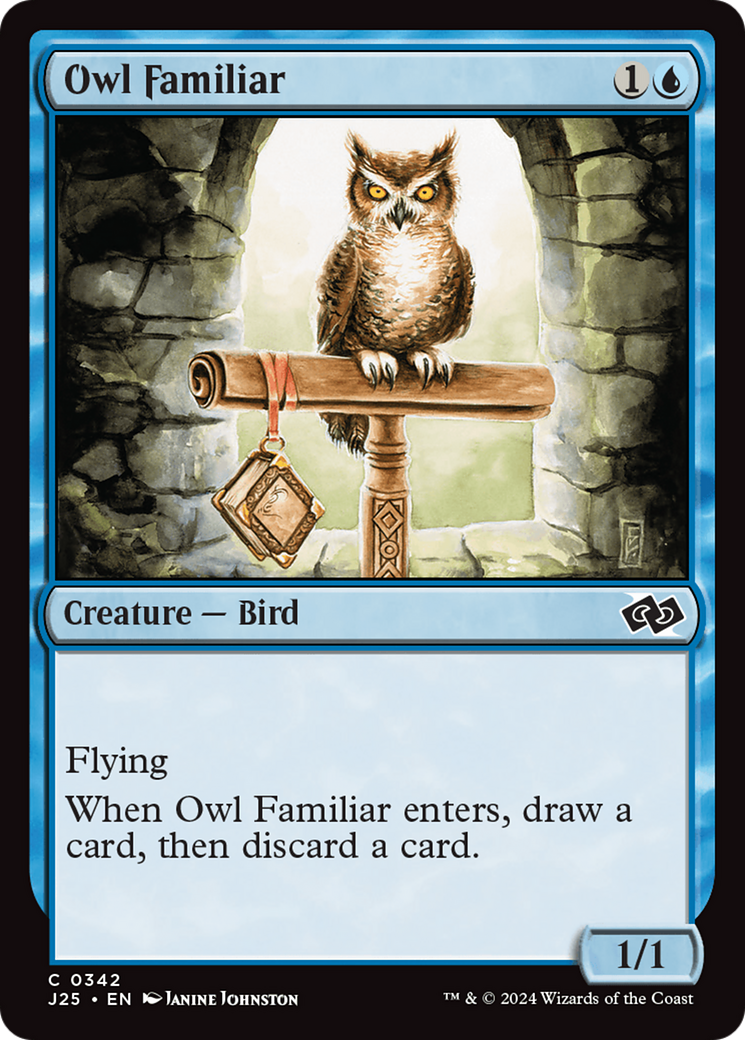 Owl Familiar [Foundations Jumpstart] | Galaxy Games LLC