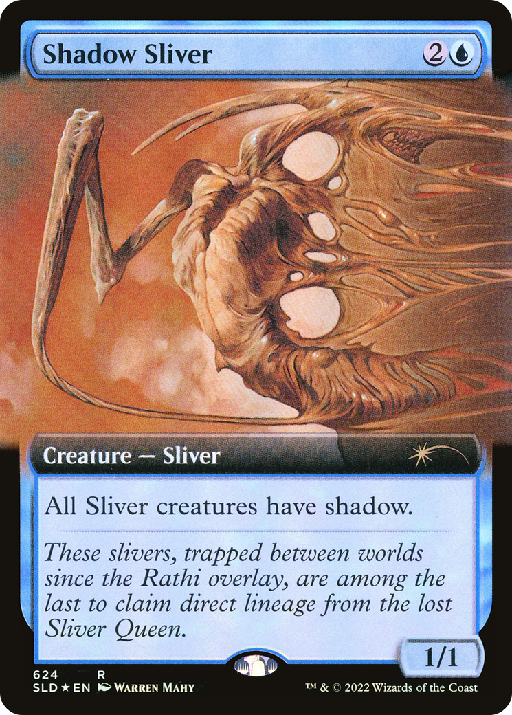 Shadow Sliver (Extended Art) [Secret Lair Drop Promos] | Galaxy Games LLC