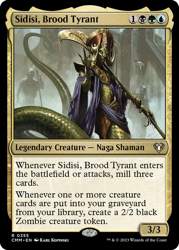 Sidisi, Brood Tyrant [Commander Masters] | Galaxy Games LLC