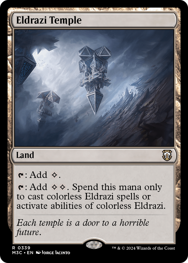 Eldrazi Temple (Ripple Foil) [Modern Horizons 3 Commander] | Galaxy Games LLC