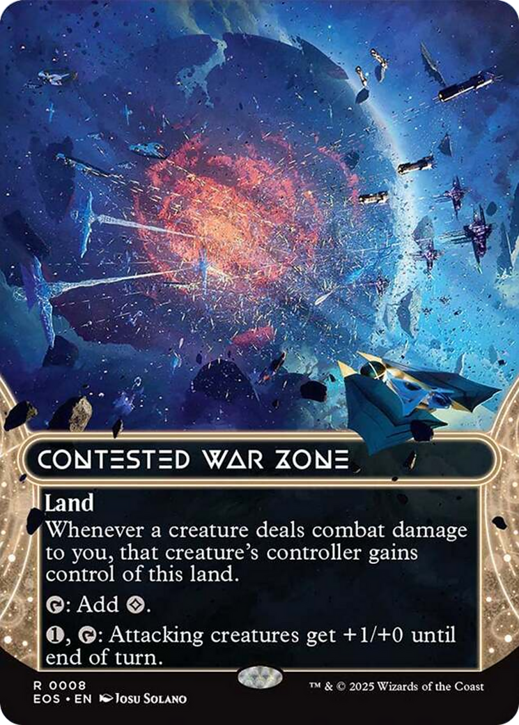 Contested War Zone (0008) (Borderless) [Edge of Eternities: Stellar Sights] | Galaxy Games LLC