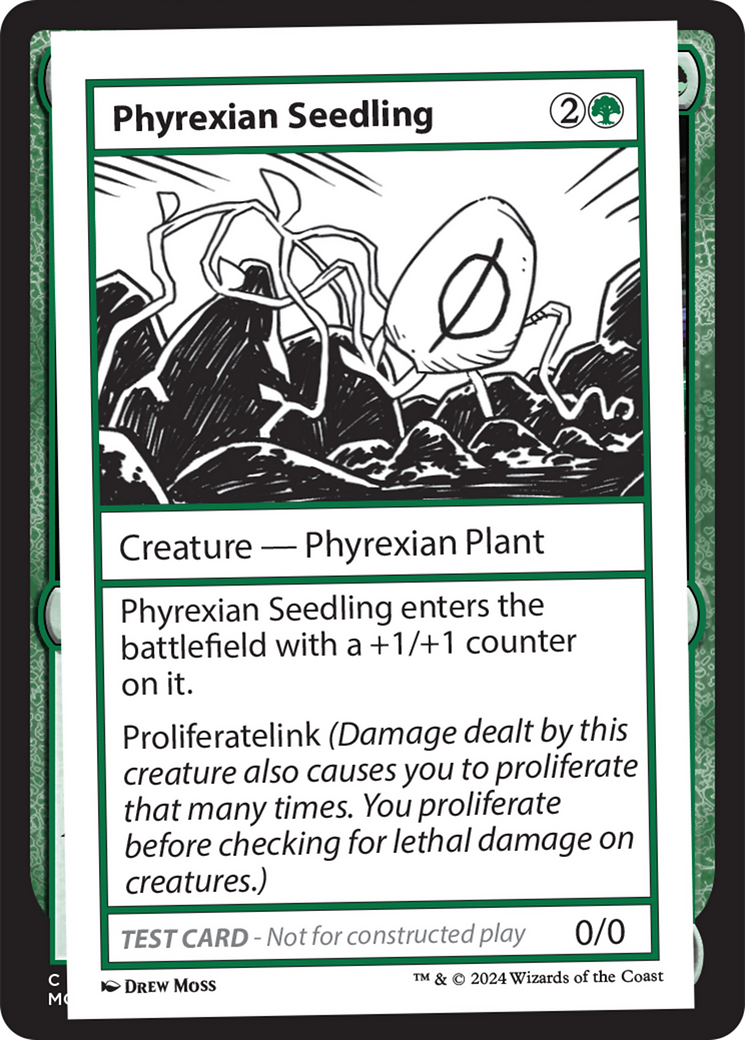 Phyrexian Seedling [Mystery Booster 2 Playtest Cards] | Galaxy Games LLC