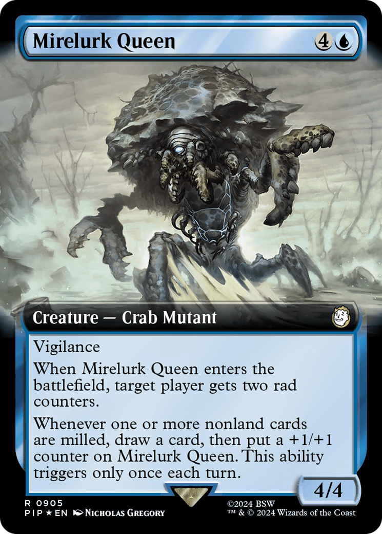 Mirelurk Queen (Extended Art) (Surge Foil) [Fallout] | Galaxy Games LLC